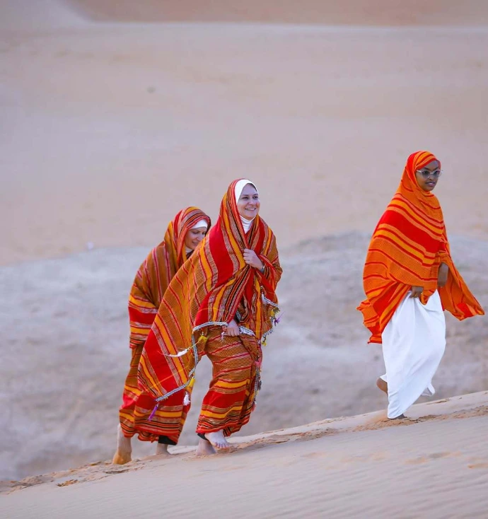 Kuweit Girls at Mogadishu tour Visiting