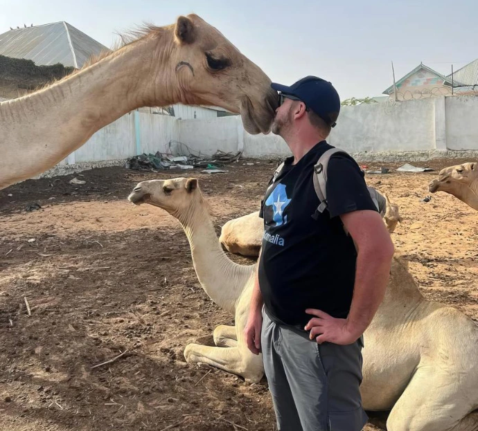 David from Norway at Mogadishu